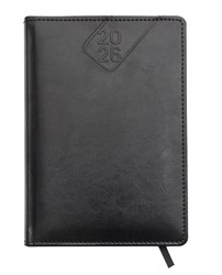 Zobrazit detaily pro TOP MANAGER 2026, denný A5 čierny prešívaný diár Obrázky: TOP MANAGER 2026, denný A5 čierny prešívaný diár